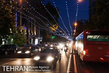 آذین بندی خیابان ولیعصر(عج) به مناسبت نیمه شعبان 4