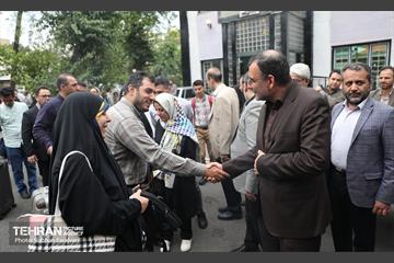 مراسم بدرقه کاروان اعزامی کارکنان شهرداری تهران به عتبات عالیات 8