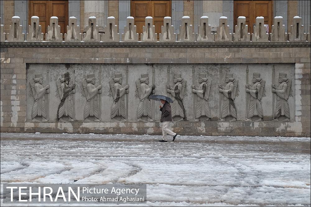 روز برفی میدان مشق و پارک شهر تهران 12