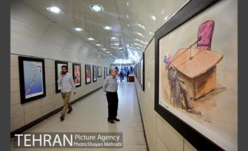 نمایشگاه عکس روز قدس در مترو تهران 6