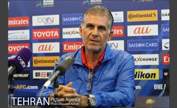 نشست خبری کارلوس کیروش قبل از دیدار مقابل سوریه 11