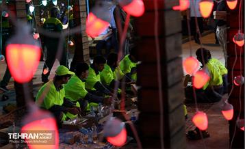 افطاری شهردار تهران با پاکبانان 19