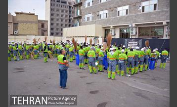 صبحگاه پاکبانان در شهر کربلا 9