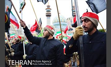 تجمع مردم تهران در پی شهادت سردار قاسم سلیمانی 4