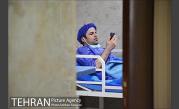 بخش بیماران کرونایی بیمارستان بعثت 22