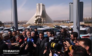 آیین رونمایی و ورود ناوگان حمل‌ونقل برقی شهر تهران 14