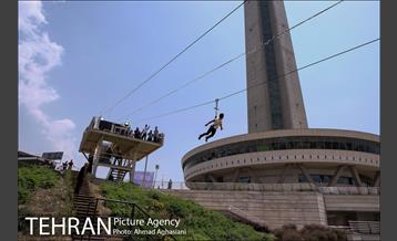 افتتاح زیپ لاین و پل معلق برج میلاد 26