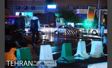 بارش شدید باران و تگرگ در تهران 41