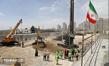 عملیات حفاری خط ۱۰ متروی تهران 37