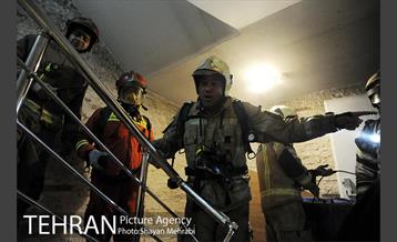 آتش سوزی در ساختمان سینوهه 11