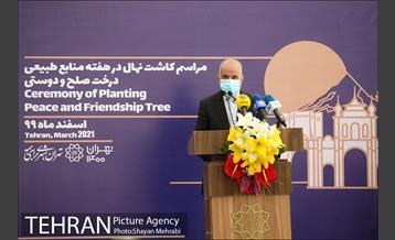 مراسم کاشت درخت صلح و دوستی 9