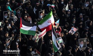 تجمع مردم تهران در واکنش به جنایت رژیم صهیونیستی در غزه 14