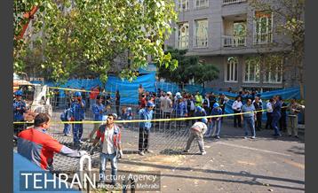 ریزش بخشی از خیابان پیامبر اتوبان ستاری -2 33