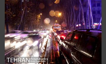 بارش اولین برف پاییزی تهران 6