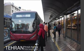 فعالیت شبانه روزی BRT تهران 7