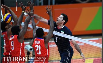 دیدار والیبال ایران و کوبا در المپیک ریو 4