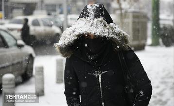 روز برفی تهران 2