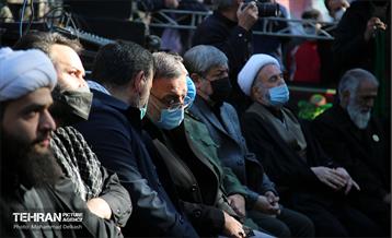 تشییع دو شهید گمنام در منطقه 15