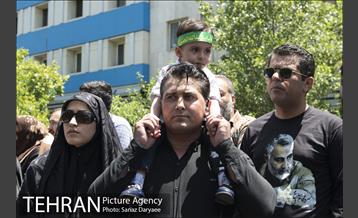 تشییع شهدای حادثه تروریستی تهران 22