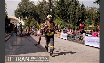 مسابقات عملیاتی ورزشی آتش نشانان تهران 9