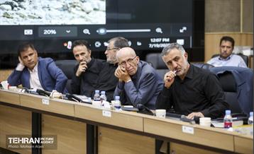 نشست جمعی از نمایندگان مجلس با رئیس سازمان پیشگیری و مدیریت بحران تهران 12