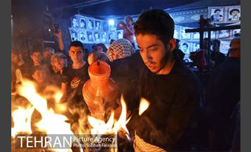 آیین مشعل گردانی نجفی های مقیم تهران 2