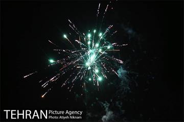 نور افشانی آسمان تهران به مناسب عید سعید فطر 1
