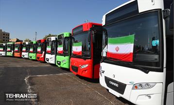 آیین بهره‌برداری از طرح نوسازی حمل و نقل عمومی تهران 51