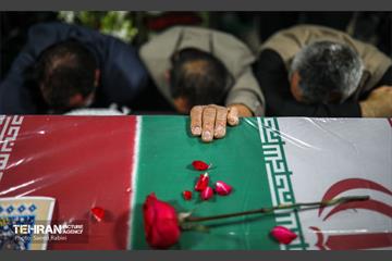 مراسم وداع با شهید سید مرتضی رضا قدیری در حراست شهرداری 39