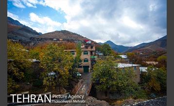 طبیعت پاییزی روستای سنگان 3