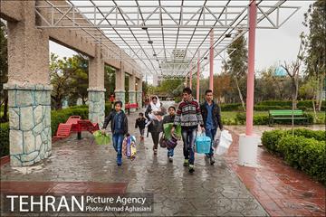 روز طبیعت بارانی در بوستان رازی 21
