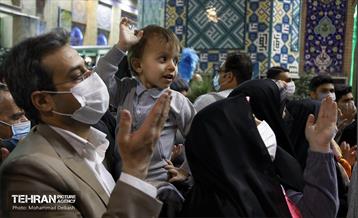 لحظه سال تحویل در حرم امام زاده صالح(ع) 17