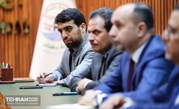 مهدی قمی مدیرعامل شرکت پیام رسا در دیدار با عمار موسی شهردار بغداد