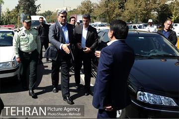 افتتاح پل غیر همسطح بزرگراه شهید چمران (پل شهید نوروزی) با حضور شهردار تهران 8