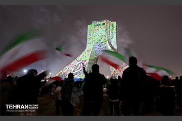 نور افشانی در شب سالگرد پیروزی انقلاب اسلامی - 2 16
