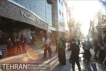 برگزاری اعزای حسینی در بوستان قصر منطقه هفت 1