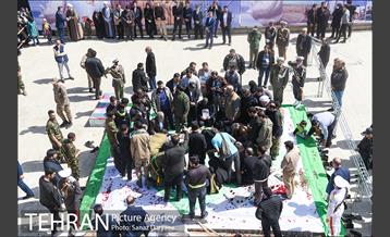 تشییع پیکر مطهر دو شهید گمنام 21