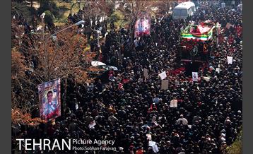 تشییع شهدای آتش نشان با حضور مردم - 3 10