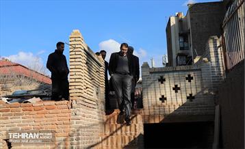 بازدید از مرمت خانه های تاریخی منطقه ۱۲