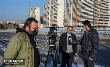 بازگشایی پل تقاطع غیرهمسطح بزرگراه شهید همدانی با رودخانه وردآورد 14