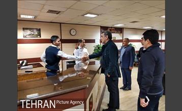 بازدید دکتر حناچی سرپرست شهرداری تهران از ستاد فرماندهی سازمان آتش‌نشانی 6