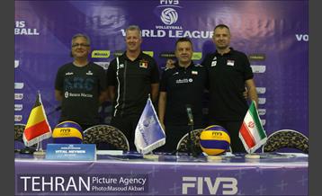 نشست خبری هفته دوم لیگ جهانی در تهران