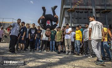 مسابقات پارکور فری استایل  9