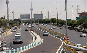 بهره‌برداری از تقاطع غیرهمسطح بزرگراه همت و اشرفی اصفهانی 4