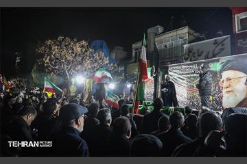 عزاداری هفتمین شب شهادت رهبر انقلاب در میدان دوم نازی آباد 2