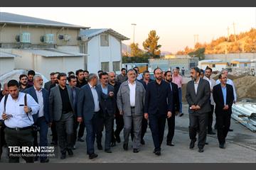 بازدید شهردار تهران از پروژه‌های عمرانی شهری 42