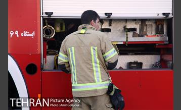 آتش سوزی مجتمع تجاری طوبی 34