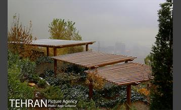 بارش پاییزی برف در ارتفاعات بوستان کوهستانی آبشار تهران‎ 33