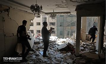 بازدید اصحاب رسانه از بازسازی ساختمان‌های آسیب‌دیده جنگ 12 روزه 31