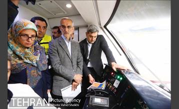 تست گرم خط ۶ متروی تهران 3